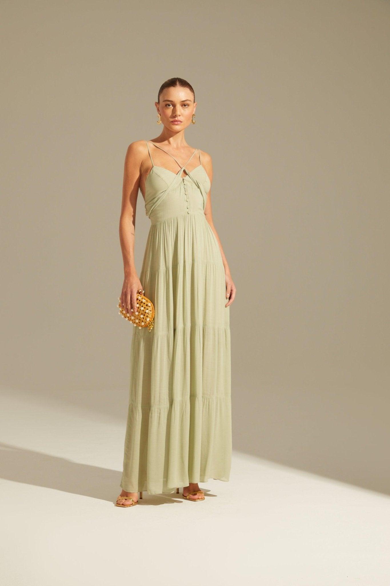 Long Pink Dress - Spring in Summer