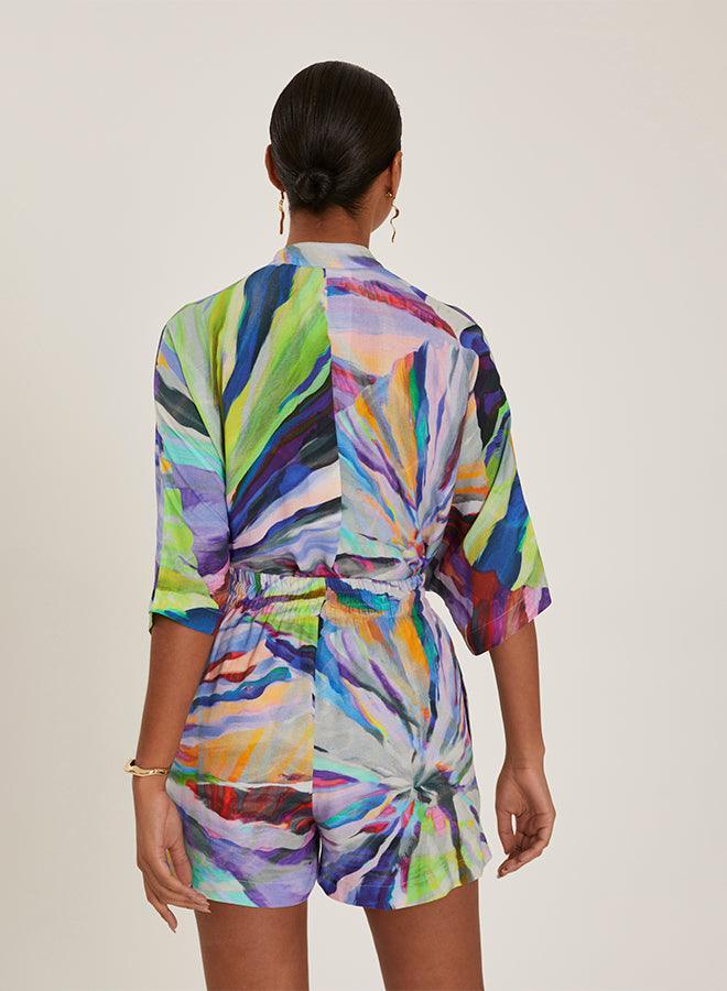 Mandarin Collar Shirt - Spring in Summer