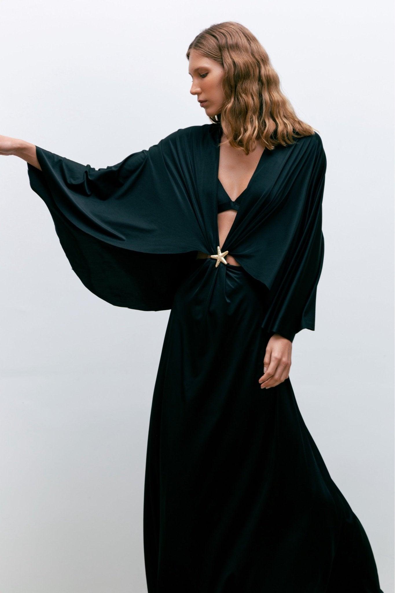 Maris Black Dress - Spring in Summer