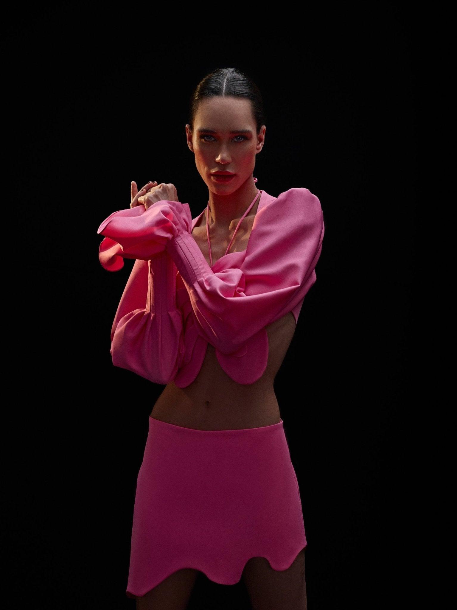 Pink Voo Cropped Top - Spring in Summer