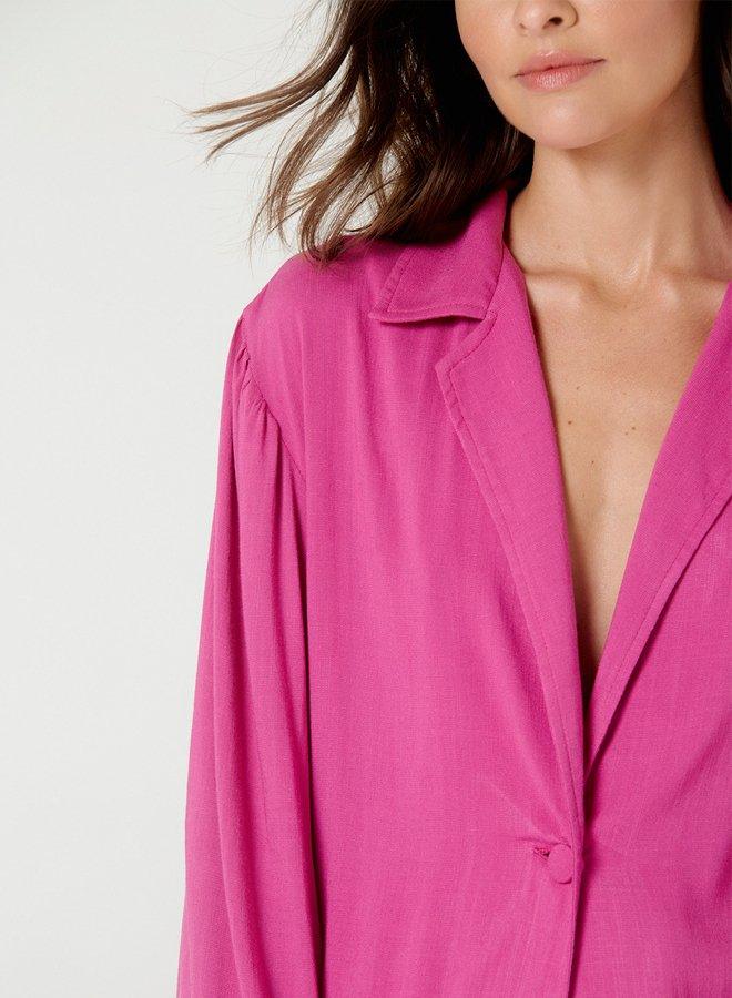 Puffer Sleve Colored Shirt - Spring in Summer