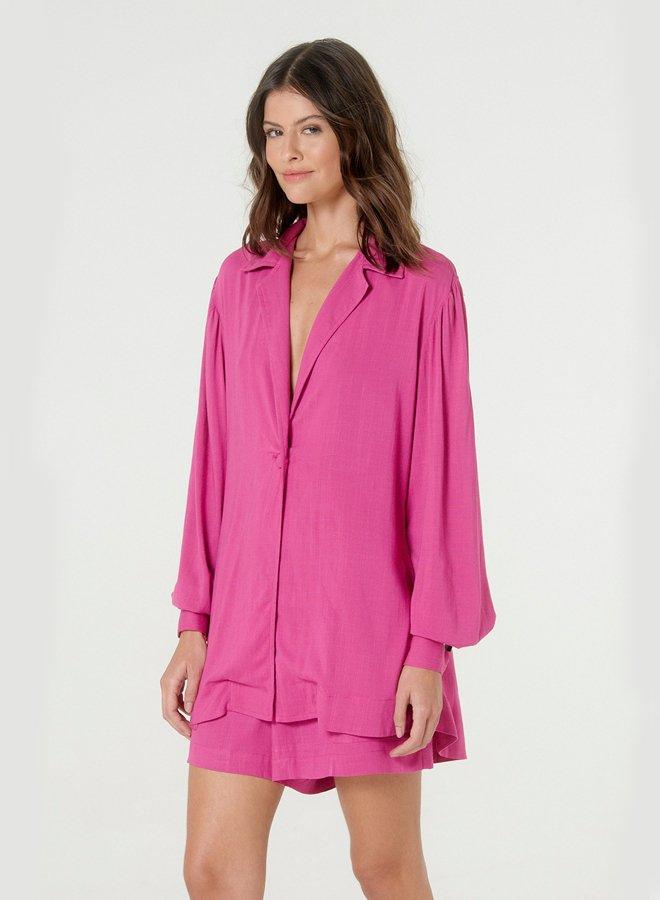 Puffer Sleve Colored Shirt - Spring in Summer