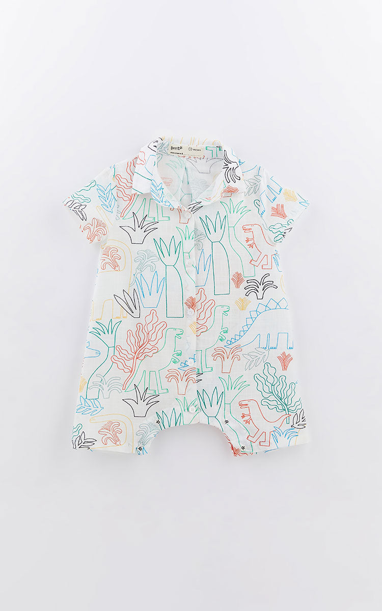 Dino Jungle Baby Romper