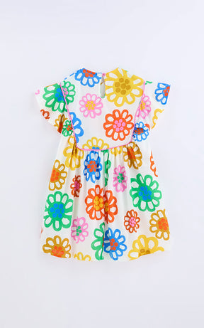 Taua Flower Dress for Girls