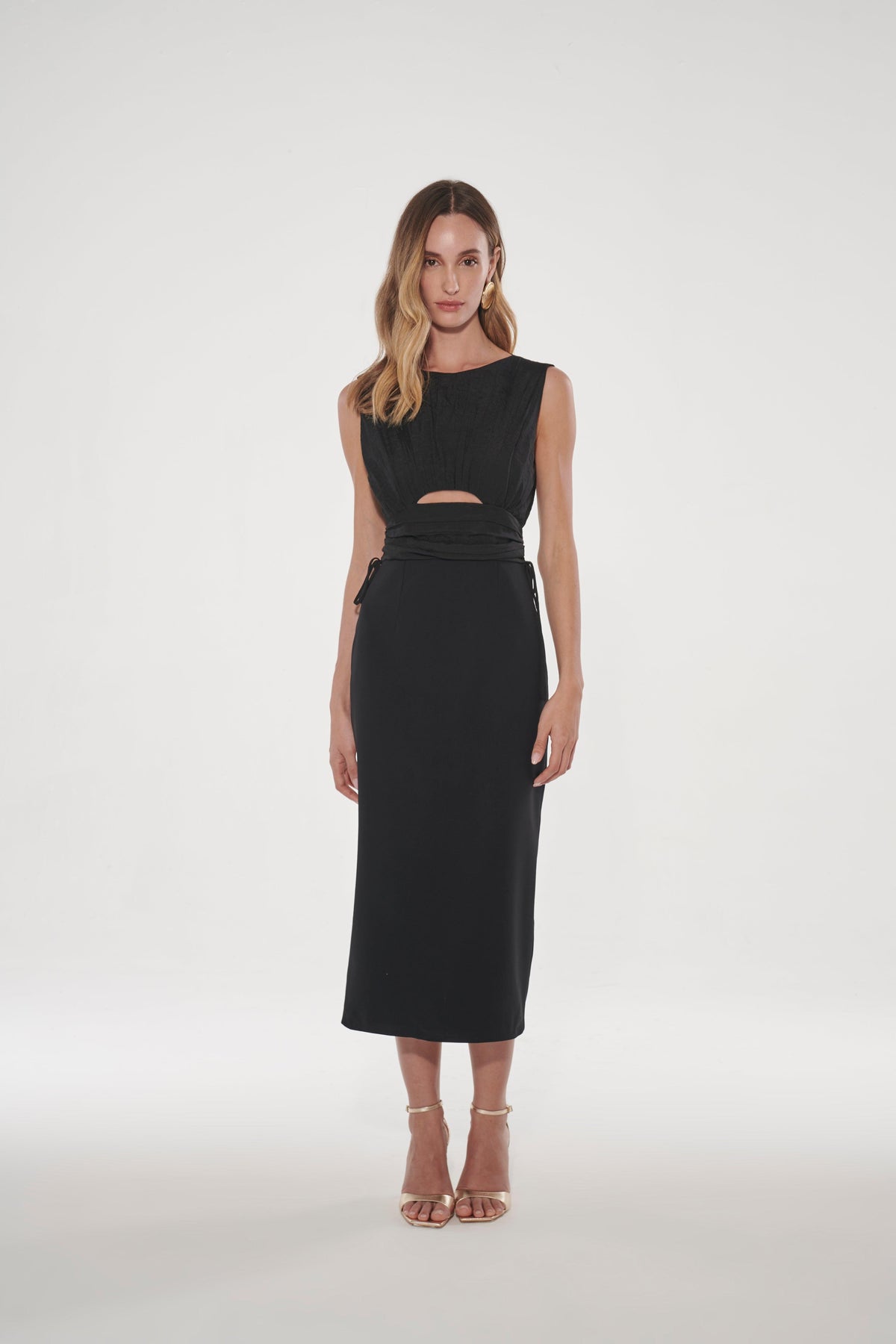 Cut-Out Midi Dress - Spring in Summer