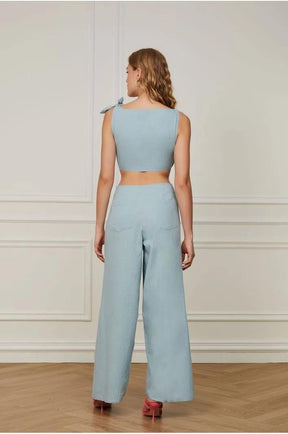 Like Linen Cut Out Jumpsuit - Spring in Summer