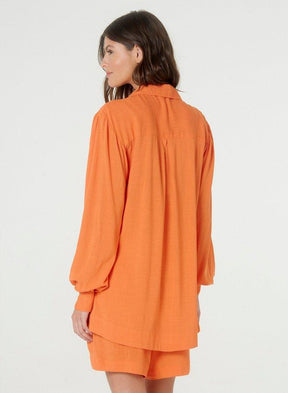 Puffer Sleve Colored Shirt - Spring in Summer