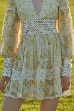 Short Yellow Dress - Spring in Summer