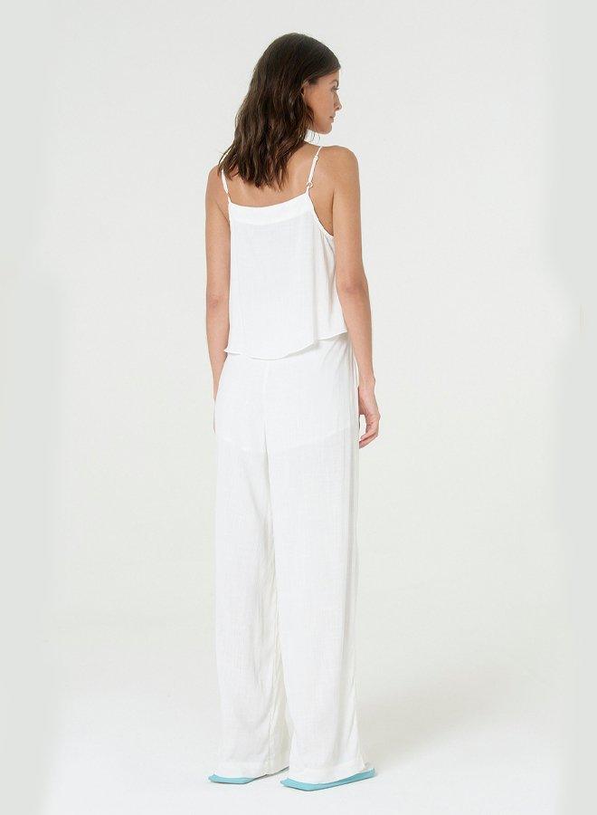 White Tank Top & Pants - Spring in Summer
