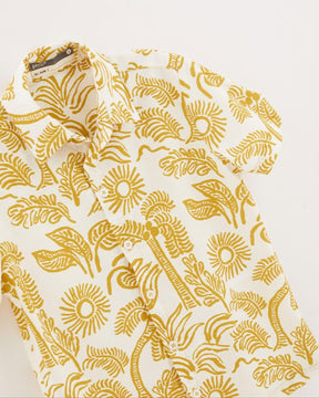 YELLOW WINDY SHIRT - Spring in Summer